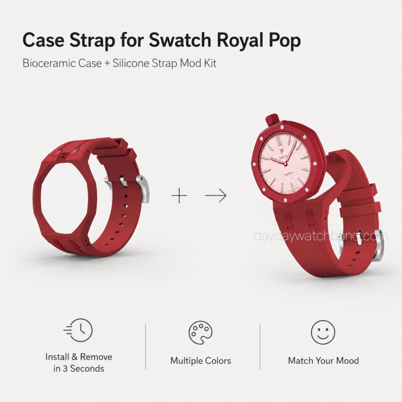 Multiple-Colors-case-strap-for-Swatch-x-Ap-Mod-kit