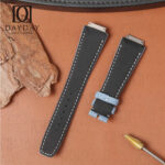 Blue denim watch strap for Richard Mille RM-67 01 Cowhide Lining