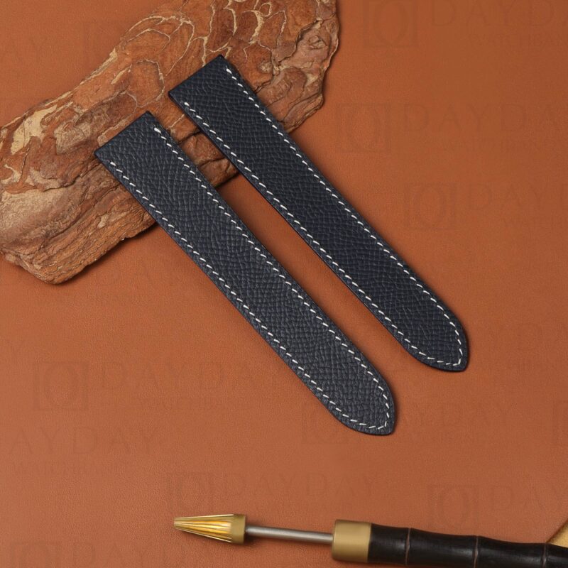 Custom-Epsom-leather-band-for-cartier-watch-1