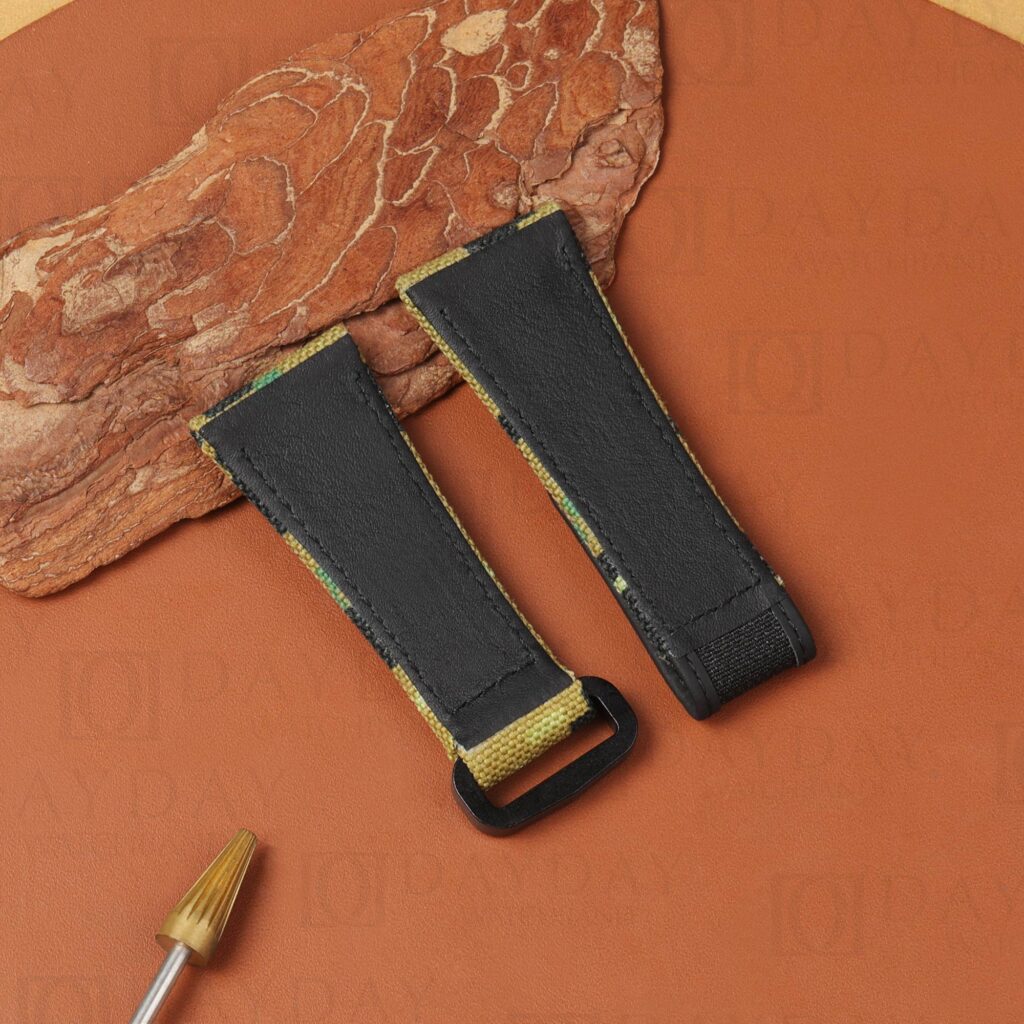custom handmade canvas strap for panerai 1