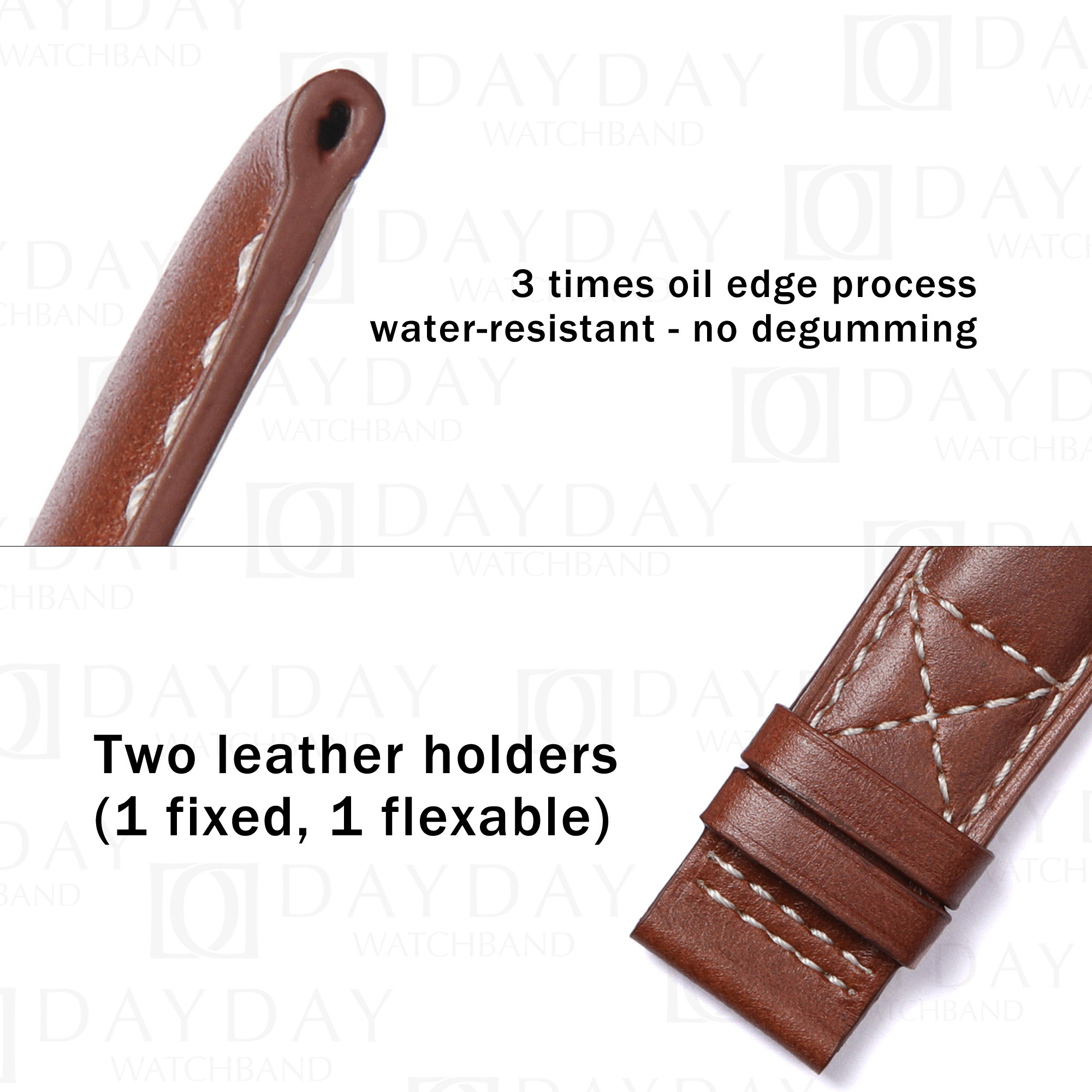 Custom calfskin Leather strap for Patek Philippe 5524 (Multi-color) 12 Custom calfskin Leather strap for Patek Philippe 5524 (Multi-color) - Image 12