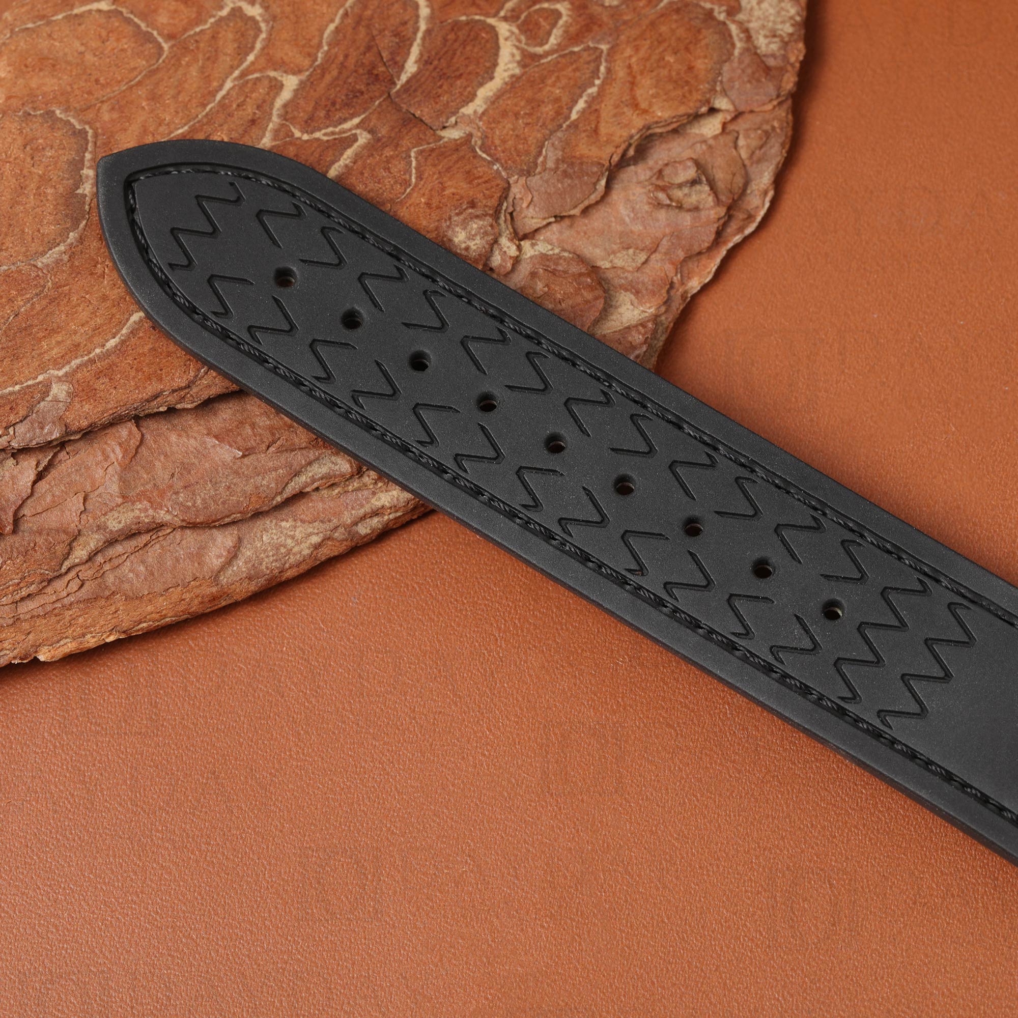 Custom Crocodile Leather Strap with Rubber Lining for 20mm, 21mm, 22mm 9 Custom Crocodile Leather Strap with Rubber Lining for 20mm, 21mm, 22mm - Image 9
