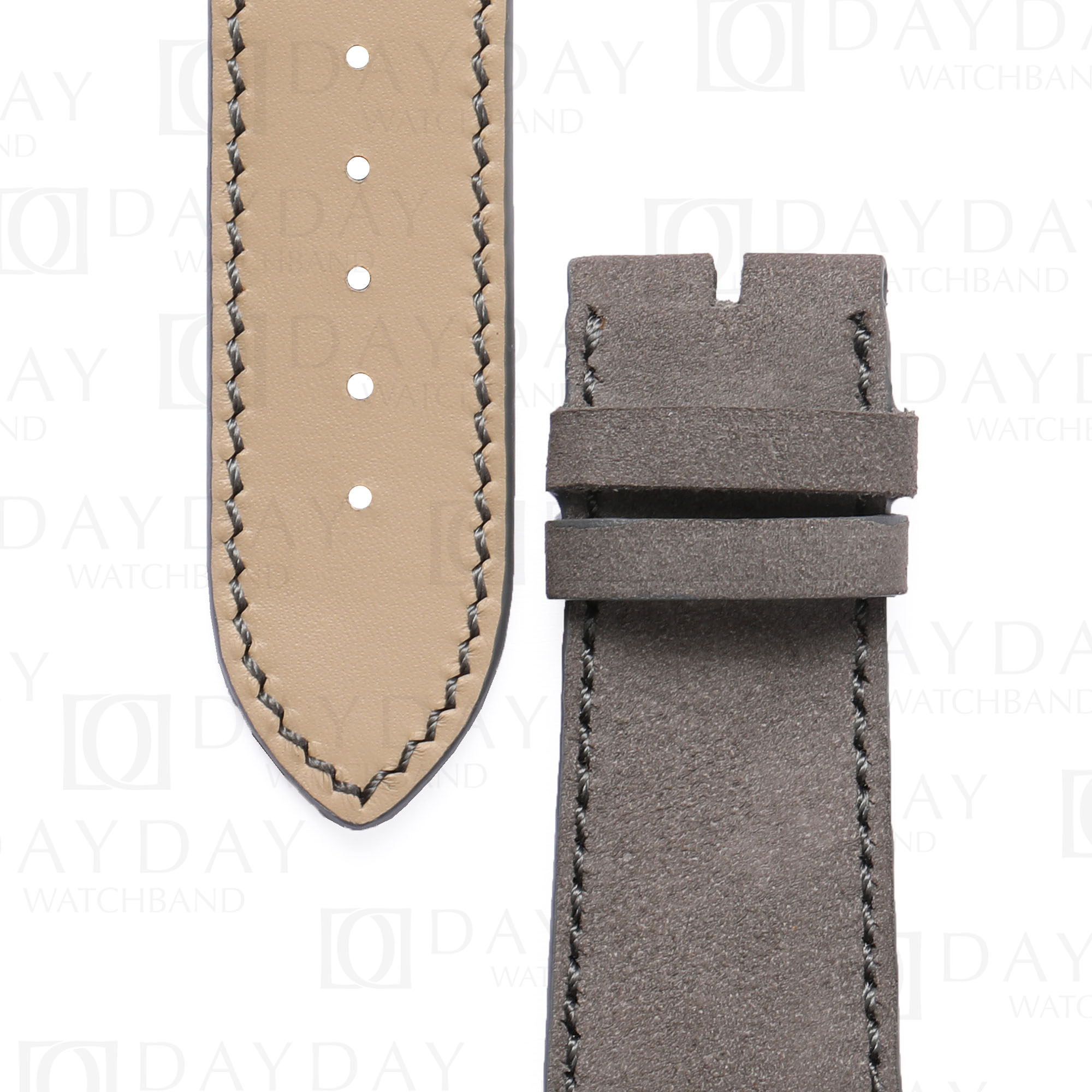 Custom Nubuck Leather Strap for Vacheron Constantin Overseas 42mm 7 Custom Nubuck Leather Strap for Vacheron Constantin Overseas 42mm - Image 7
