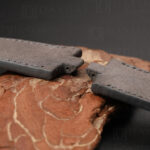 Custom strap for VC Overseas, precision-machined for 42042 and 5500V lug fit. Metal end links on suede.