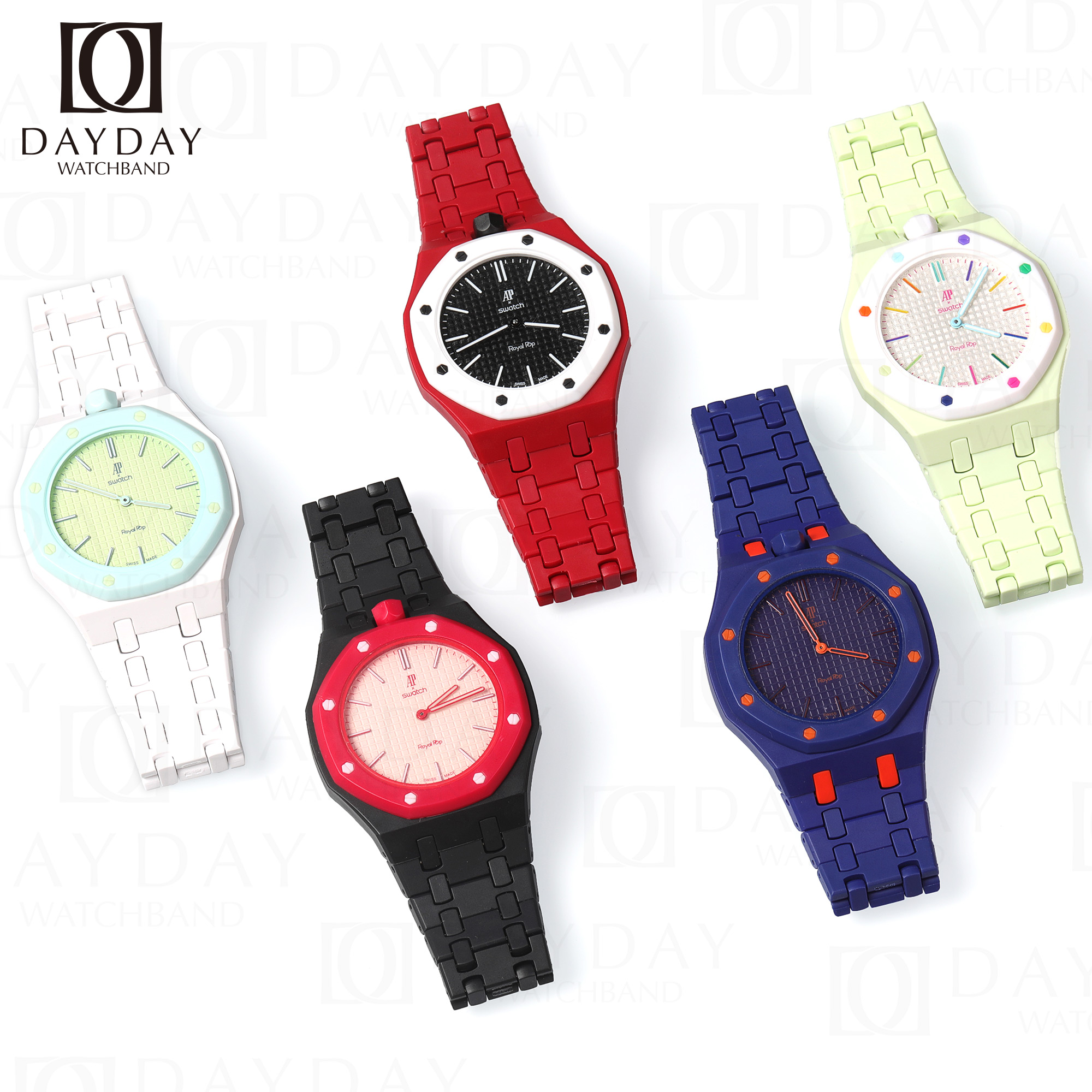 Casestrap For Swatch AP Royal Pop — 10 Best Bioceramic Wrist Band