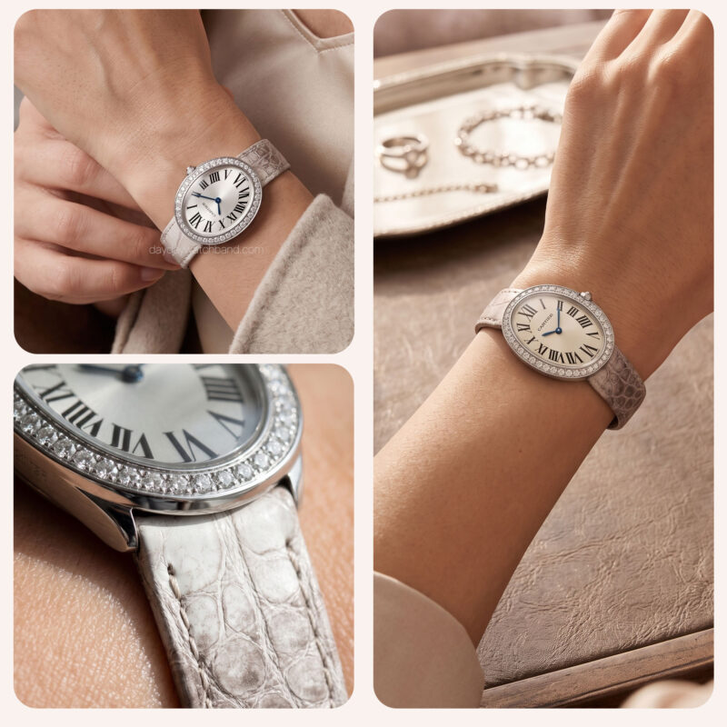 Custom-handmadel-eather-strap-for-Cartier-Baignoire-on-wrist