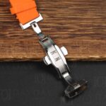 Strap-for-Swatch-Audemars-Piguet-316L-Stainless-Steel-Case-Silicone-Band-Mod-Kit-Multiple-Colors-with-butterfly-clasp-3