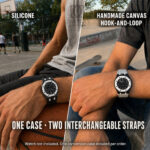 CUSTOM-HANDMADE-CANVAS-HOOK-AND-LOOP-STRAP-FOR-ROYAL-POP-ON-WRIST