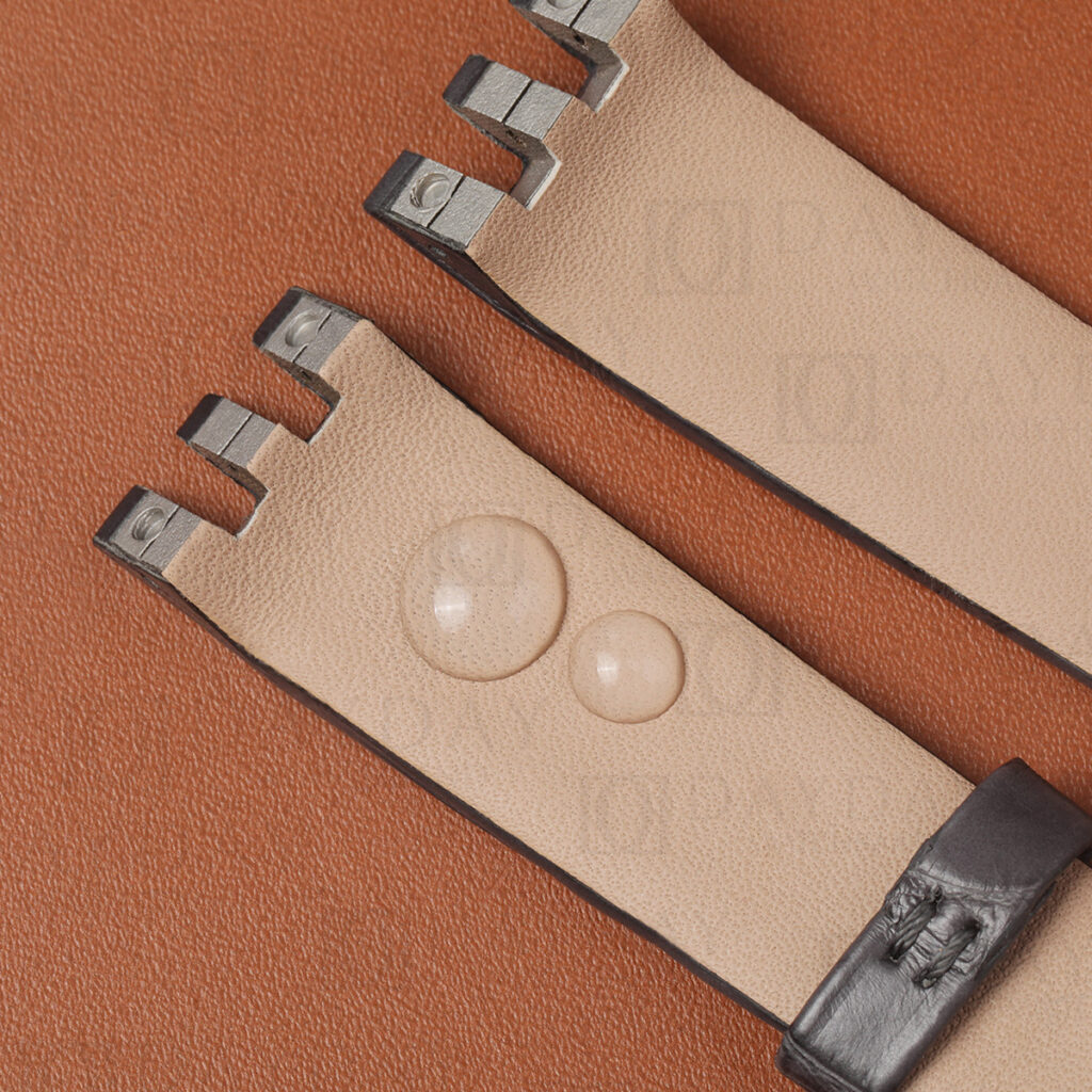 Custom-alligator-leather-watch-straps-for-Jaeger-LeCoultre-with-Calfskin-Lining