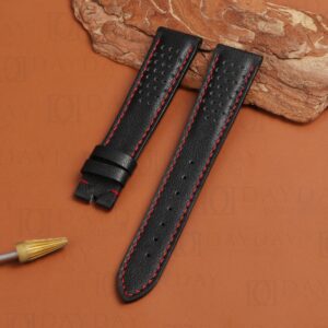 Custom calfskin leather rally watch straps Chopard Mille Miglia and Omeaga