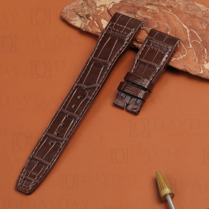 custom alligator leather strap for iwc big pilot with quick release system custom alligator leather strap for iwc big pilot with quick release system