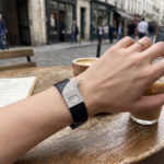 custom-black-satin-watch-straps-for-Piaget-on-wrist