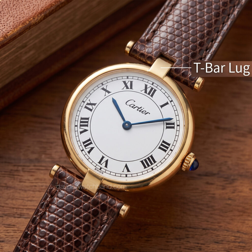 custom-handmade-Vintage-Cartier-watch-leather-strap