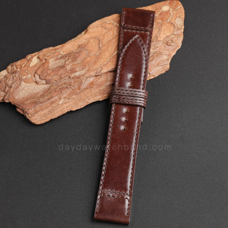 Bespoke handmade leather strap for JLC Reverso watch