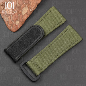 Custom Hook-and-Loop Nylon Strap for Panerai 22mm 24mm 26mm (Multiple Colors)