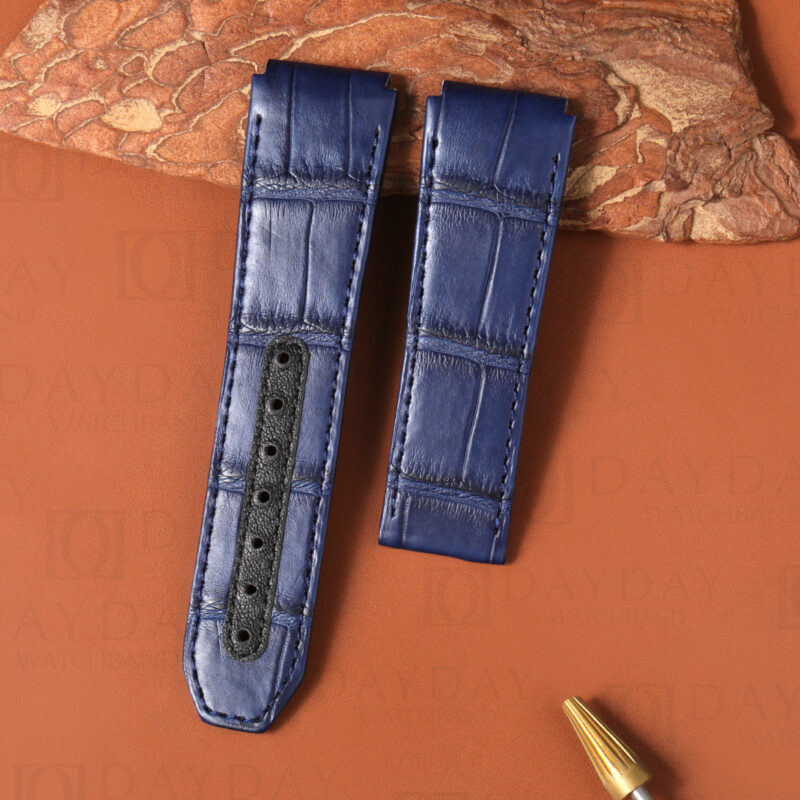 Custom alligator strap for Zenith Defy El Primero 21 Custom alligator strap for Zenith Defy El Primero 21