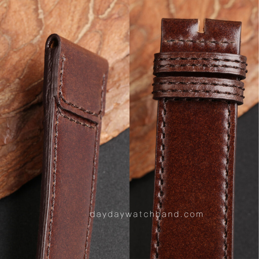 Custom brown strap for Jaeger-LeCoultre Reverso Classic