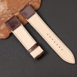 Custom straps for JLC Reverso Duoface medium with Italian Calfskin Lining