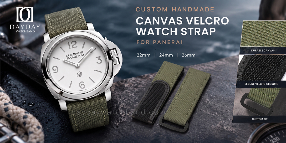 Custom Bespoke Canvas Strap for Panerai Watches