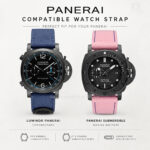 Custom Bespoke Velcro Nylon Strap for Panerai Luminor Submersible and More