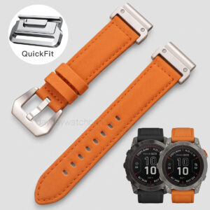 Custom 20mm 22mm 26mm nylon band for Garmin