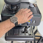 Custom Quick Release Calfskin leather watch strap for Montblanc Star legacy on wrist