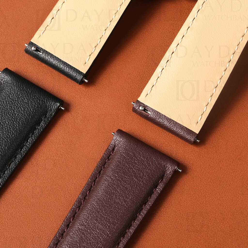 Custom Quick-Release Calfskin Leather Watch Strap for Montblanc Timepieces 3 Custom Quick Release Calfskin leather watch strap for Montblanc TimeWalker 20mm 22mm