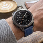 Custom handmade garmin 26mm quickfit bands on wrist