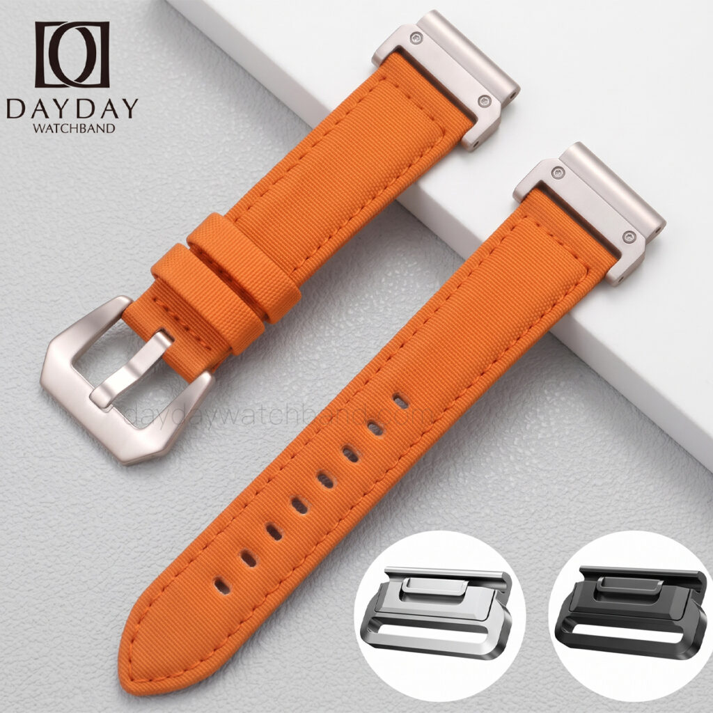Custom quickfit nylon band for Garmin fenix