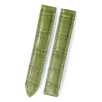 In Stock - 15mm Green Custom Alligator leather strap strap for Cartier Tank Must