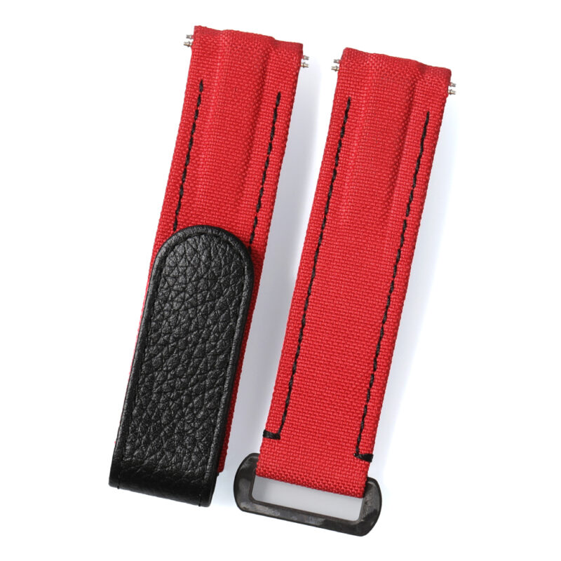 In Stock – Canvas velcro watch strap for Rolex Daytona DiW (Curved end 2 pin holes)
