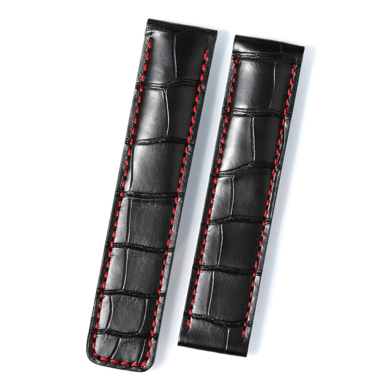 In stock Alligator leather watch strap for Breitling Navitimer 20mm