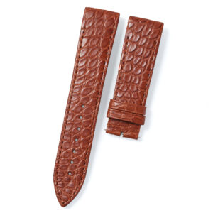 In stock brown leather watch strap fit for Jaeger Lecoultre Reverso Squadra