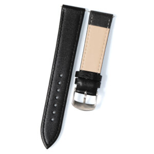 In stock – 20mm Black Calf leather watch strap fit for JLC2