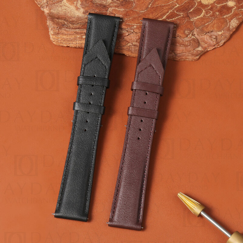 Personalized Montblanc leather strap with Quick Release